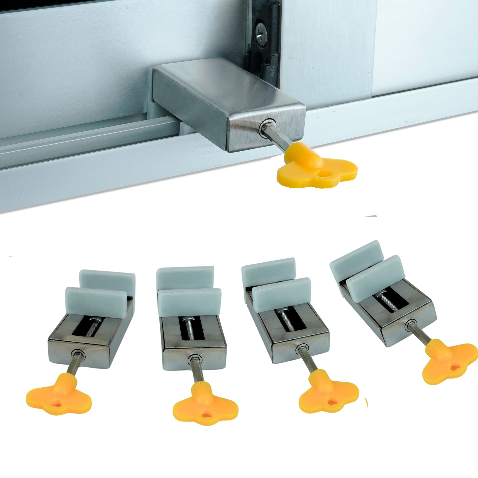 Pack 4PCS Cierre Ventana Corredera